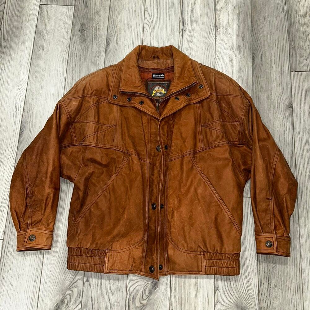 Vintage adventure bound brown leather